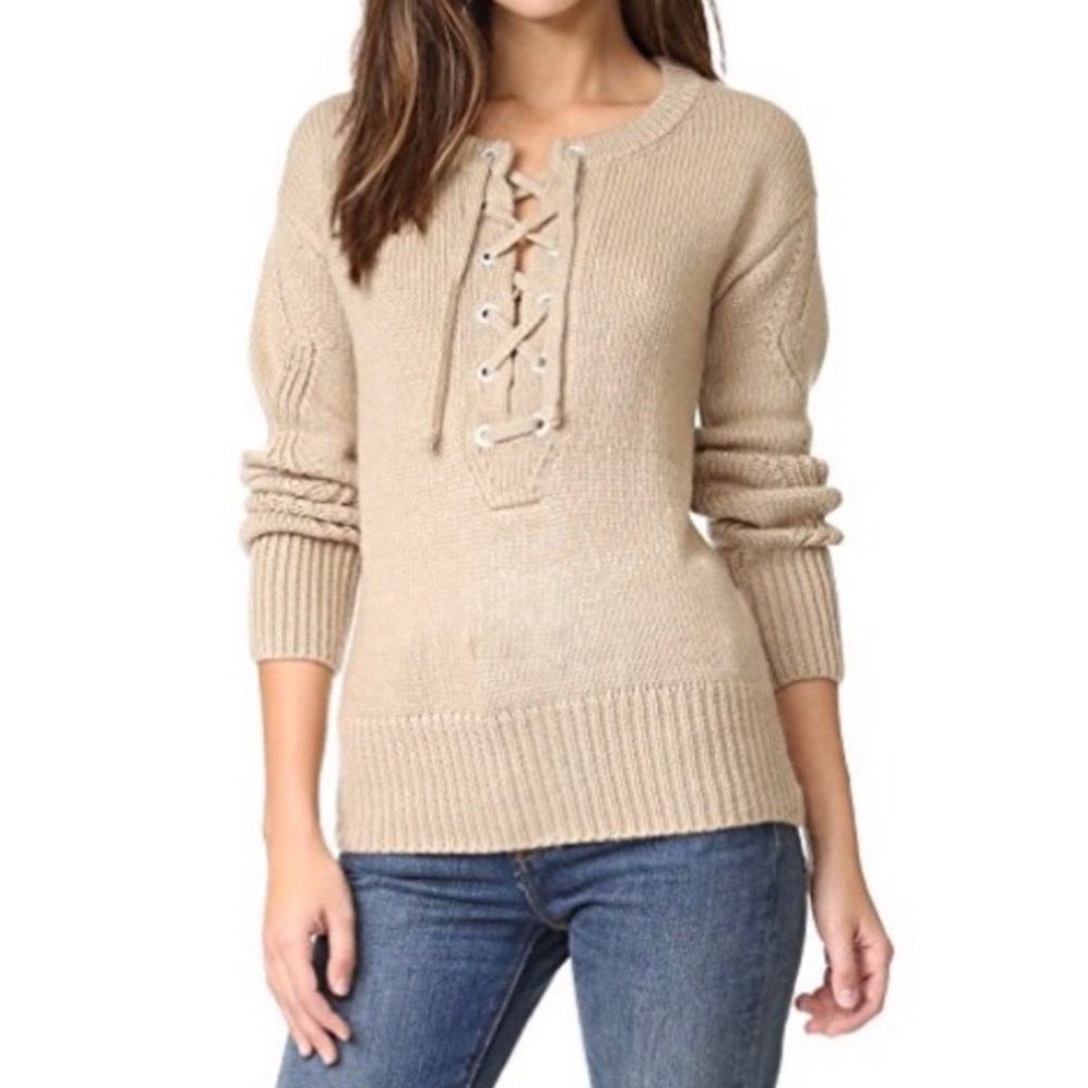 Capulet Brighton Front Tie Knit Sweater